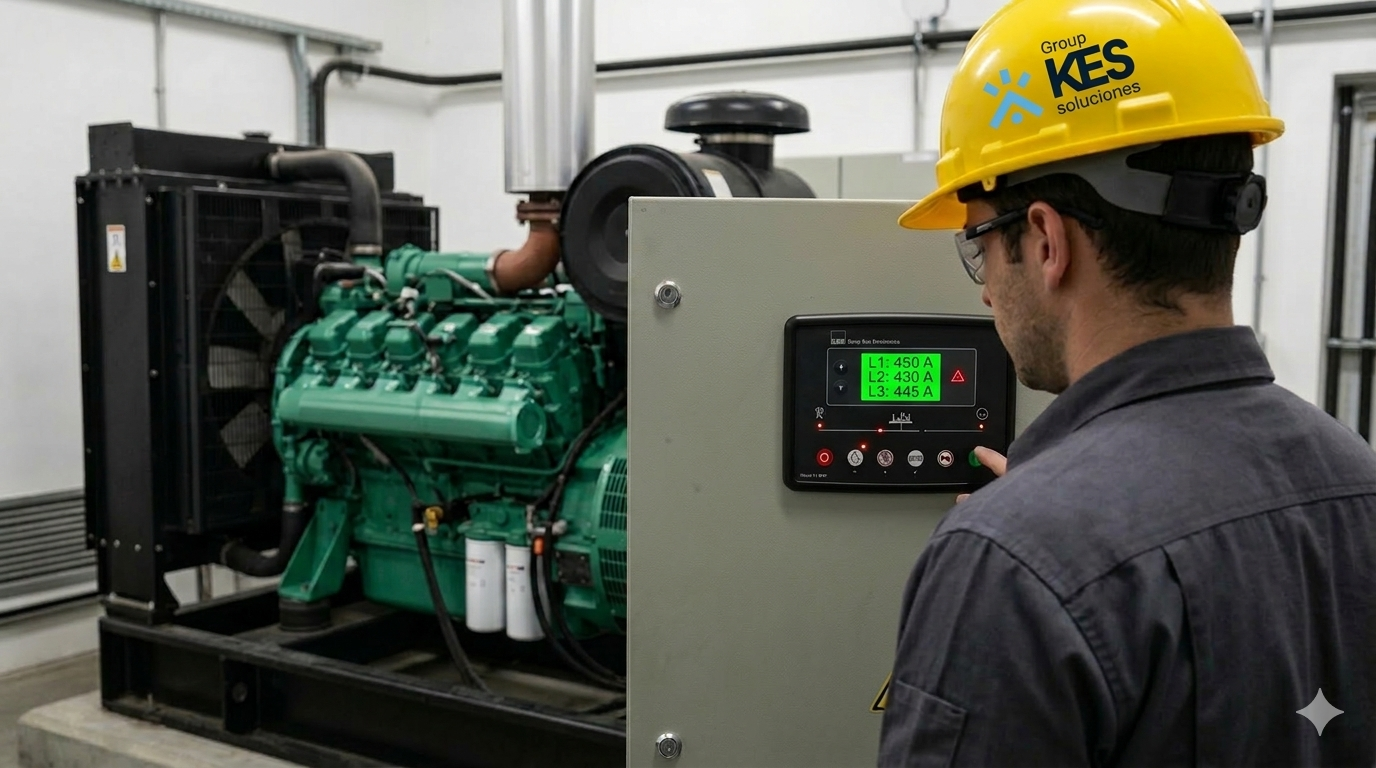 Pruebas de operación bajo carga en plantas eléctricas